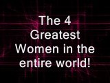 the 4 chosen women in islam (Asiya, Maryam, Khadija, Fatima)