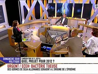 S.Royal Invitée de "Dimanche Soir Politique" sur iTélé 05/05/2011