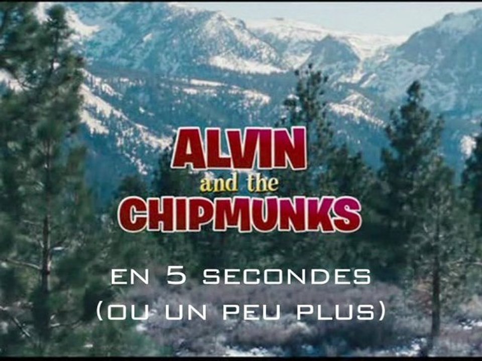 Alvin et les Chipmunks en 5 secondes