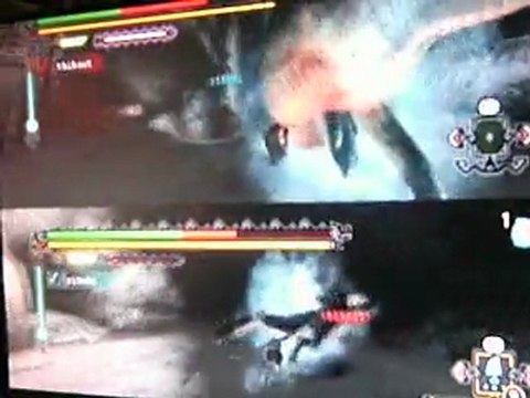 Moi et richard sur mh3 mode arène contre lagiacrus.