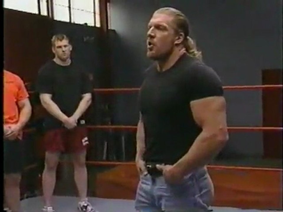 HHH punks out the cast of Tough Enough