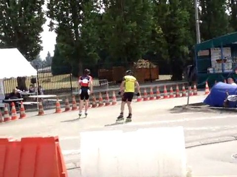 Le dernier passage avant l'arrivée des 6 heures roller du pays clermontois