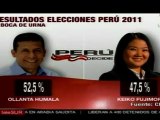Sin resultados oficiales, peruanos festejan a Humala