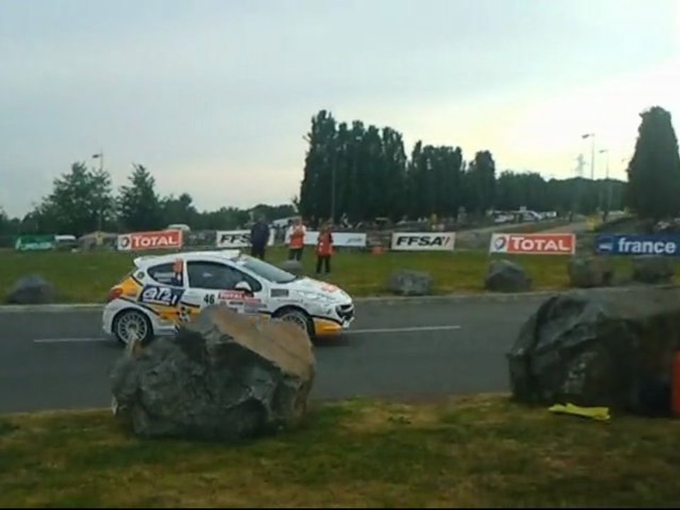 GERMAIN BONNEFIS RALLYE REGION LIMOUSIN  SS ESTER TECHNOPOLE 2011