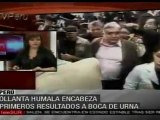 Resultados no oficiales dan ganador a Humala en Perú
