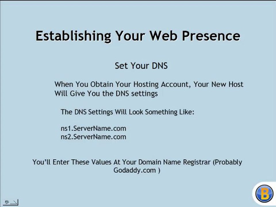 Establishing Your Web Presense