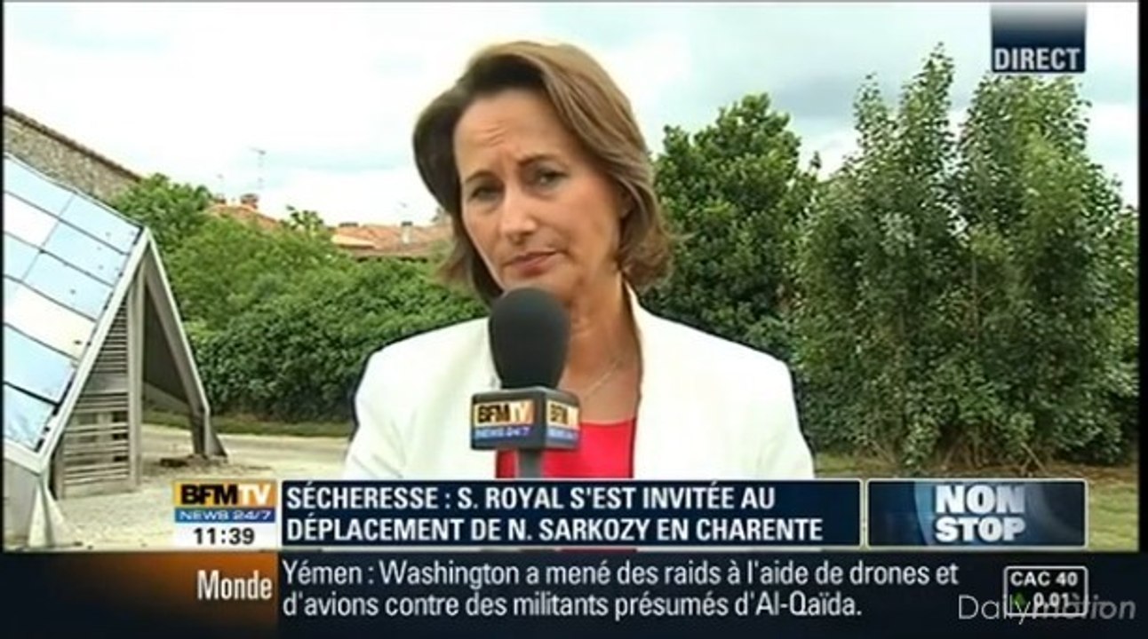 S.Royal interviewée par BfmTv à partir de La Rochefoucault