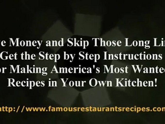 America's Cooking Recipes