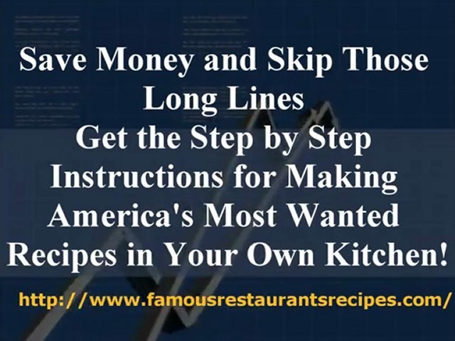 Famous Secret Recipes