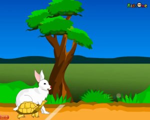 Tortoise and Rabit - Running Race - Telugu Animated Stories