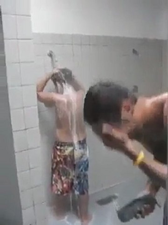 Guys making a Shampoo Prank
