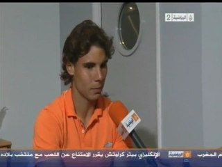 Al Jazeera sports interview with  Nadal after winning Roland Garros 2011