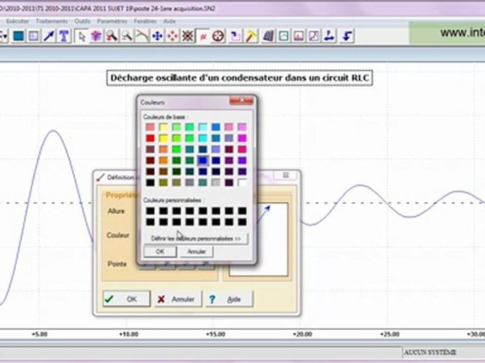 Synchronie-sequence 5- ecrire une legende et mesurer une periode T