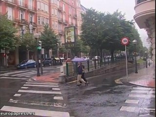 La lluvia vuelve a Bilbao