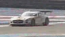奔驰鸥翼门GT3赛车：Mercedes-Benz SLS AMG GT3（赛道）