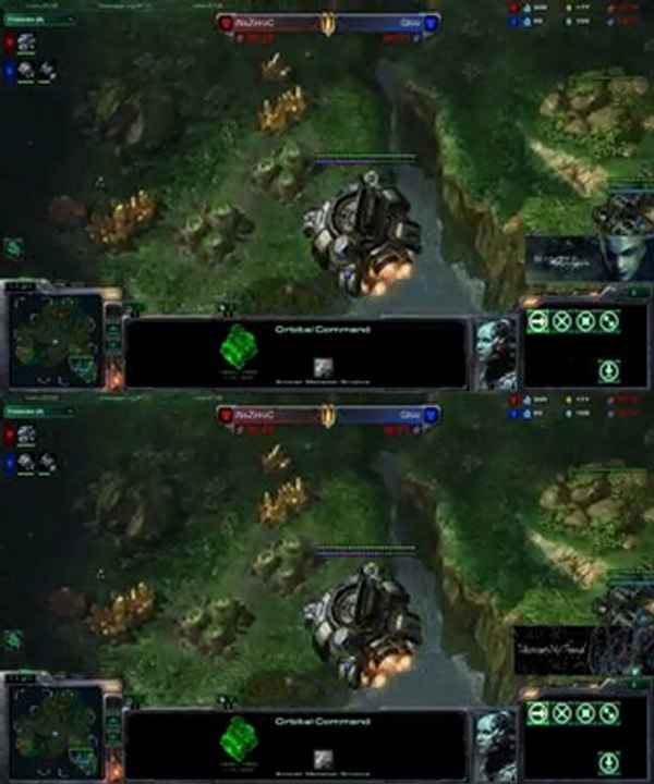 [SC2] iNsZinroC Vs Gtoo : View of 2 players Starcraft II :
