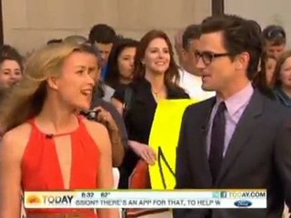 Matt Bomer & Piper Perabo appear on NBC's Today Show - Monday 06-06-11