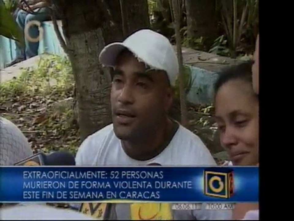 Muertes violentas en Caracas