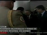 Inicia Hugo Chávez primera visita oficial a Brasil
