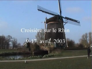 Croisière sur le Rhin - VLC 2003