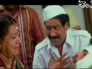 Comedy Scene - TelanganaSakuntala Between Raghubabu Hospital Scene - Desamuduru