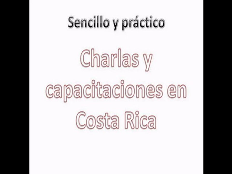 Charlas Motivación Costa Rica