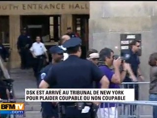 DSK est arrivé au tribunal de New York