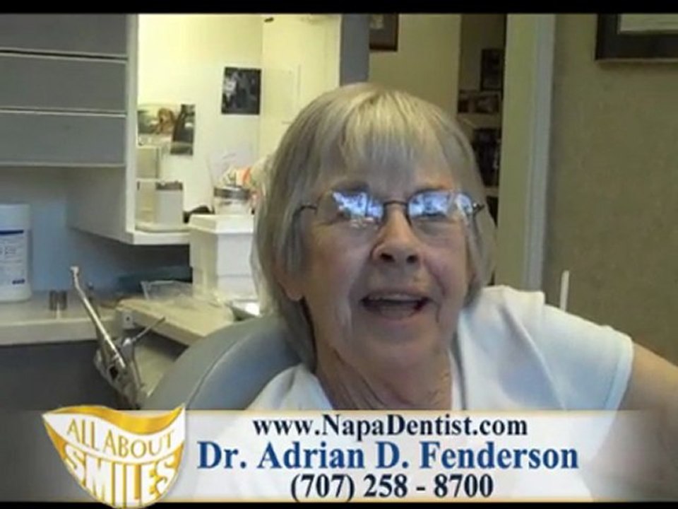 Patient's Testimony on Excellent Dental Care by Adrian Fenderson Dentist Napa, CA