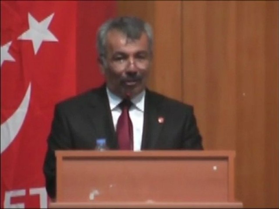 saadet partisi ilçe başkanı syn bekir incenin nisan 2011 tarihli dr.fatih ERBAKAN'ında katıldığı prf.dr.necmettin ERBAKAN hocamız için düzenlenen ahde-vefa programında yapmış olduğu konuşma