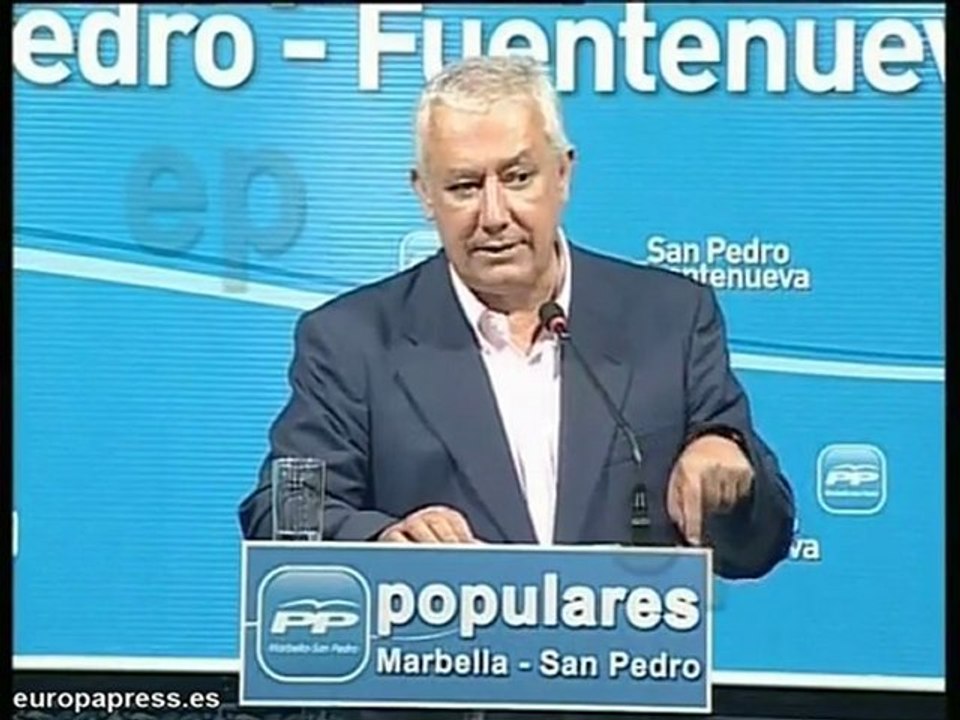 Arenas critica la actitud de Zapatero