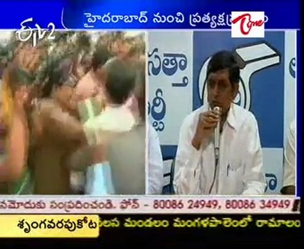 Jayaprakash Narayan aggressive Speech from LokSatta Party Office - 01