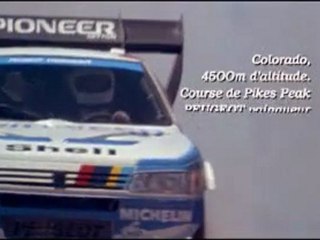 Pikes Peak Hill (Usa, Colorado) Climb with a Peugeot 405 Turbo 16