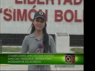 Comerciantes aprovechan visita de La Roja