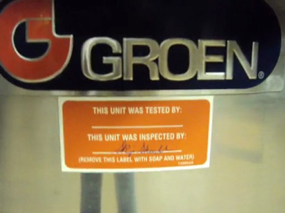 New Groen Direct Steam Kettle 80 Gal Tilting DLT-80 $10,495
