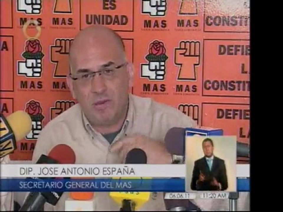 MAS exige celeridad en la AN