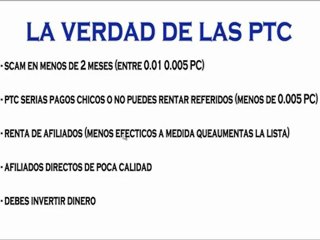 La Verdad sobre Ganar dinero con PTC