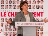 Martine Aubry à Metz : DSK et primaires au coeur du débat