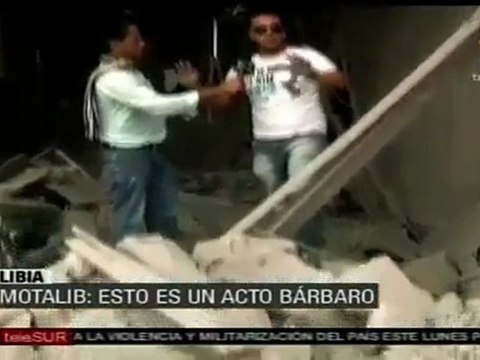 Libios rechazan repetidos bombardeos de la OTAN a civiles
