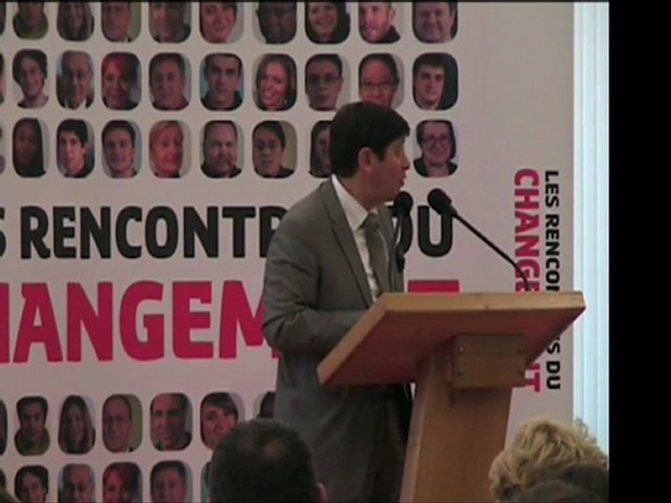 Patrick Kanner - Rencontres du Changement Maubeuge