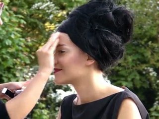 Emilia Kostrzewska Fashion Designer, Twilight Collection / photo session backstage