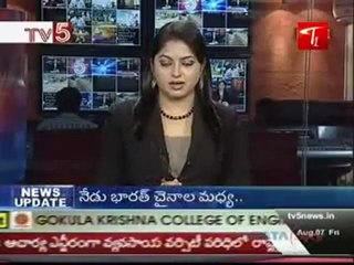 Hyderabad Rajendranagar Realtor Satish Murder - TV5 News @ 10AM 07th August 2009