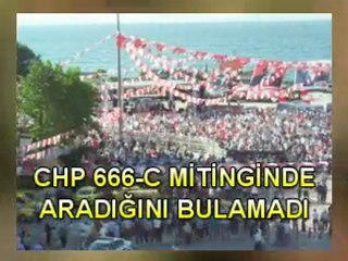 CHP YALOVA MİTİNGİNDE ARADIĞINI BULAMADI