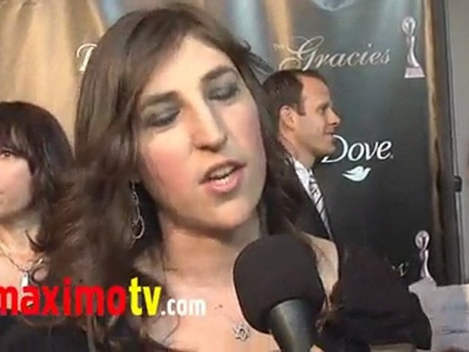 Mayim Bialik Interview at 2011 GRACIE AWARDS Arrivals