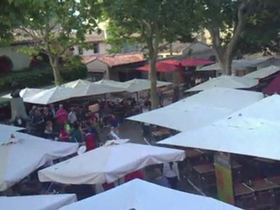 Batteur dans la cité de Carcasonne