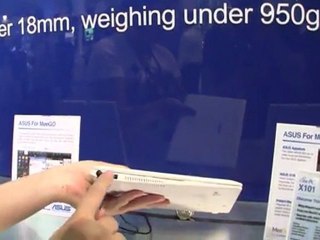 Detailed ASUS super thin $199 Eee PC X101 netbook hands-on