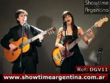 REF: DGV11 -DUET Guitar & Vocals Jazz soul latin bossa country pop www.showtimeargentina.com.ar
