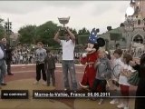 Rafael Nadal visits Disneyland resort - no comment