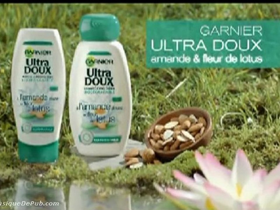 pub Garnier Ultra Doux amande & fleur de lotus 2011 - Vidéo Dailymotion