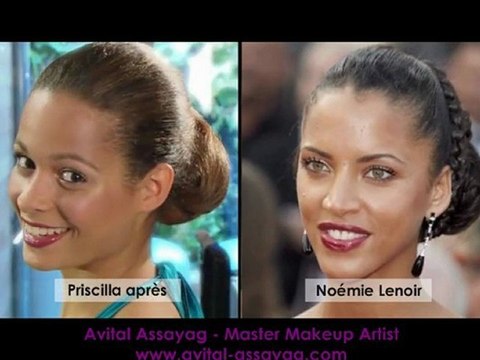 Noémie Lenoir - relooking - Avital Assayag - Master Makeup Artist - Star TV by CinéTéléRevue