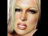 Source  Of Oil Paintings / Pamela Anderson Portraits OilPainting / Oil Painting On Selling Market